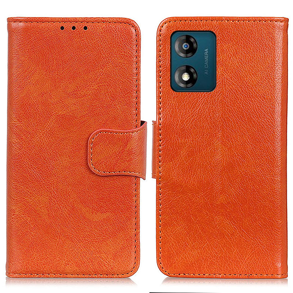 For Motorola Moto E13 4G Phone Stand Cover Nappa Texture Split Leather Wallet Cell Phone Case For Motorola Moto E13 4G Phone Stand Cover Nappa Texture Split Leather Wallet Cell Phone Case